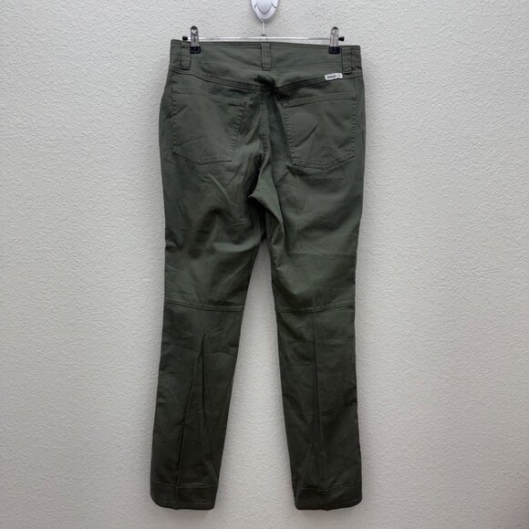Wrangler All Terrain Gear Green Sierra Slim Mid Rise Pants Womens sz 12 Tall NEW - Picture 6 of 9